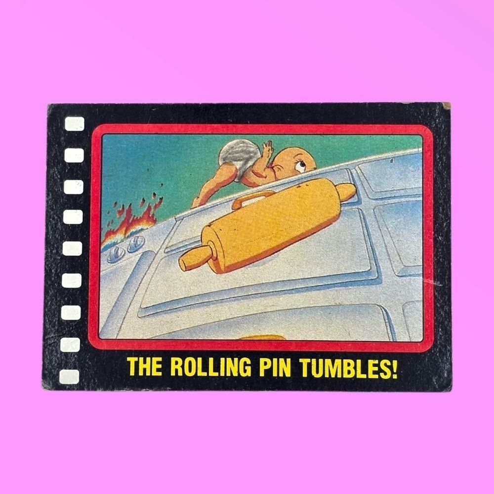Vintage 1987 TOPPS Disney Who Framed Roger Rabbit Trading Card